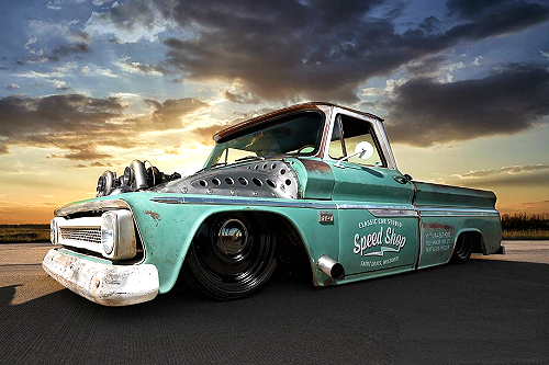 Tiffany The 750HP 1966 Chevy C10 Shop Truck